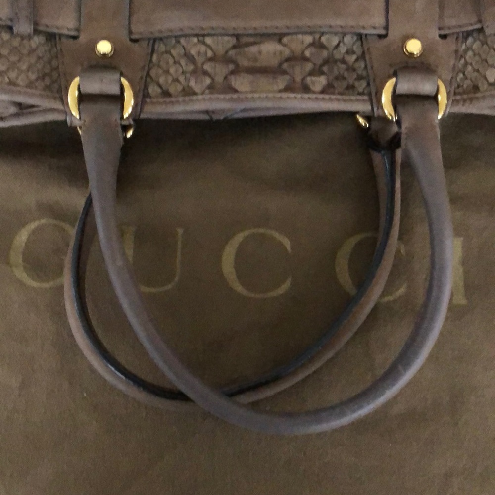Sale Today Only!!!!!Gucci Python Running Bag - image 7